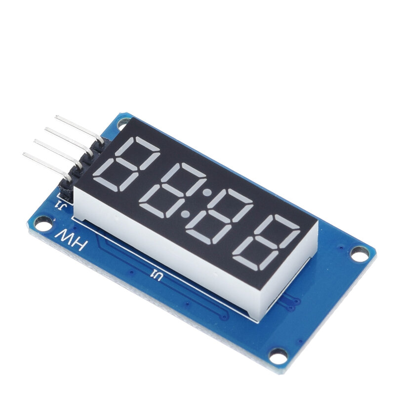 โมดูลจอแสดงผล LED TM1637สำหรับ Arduino 7ส่วน4บิต0.36นิ้วนาฬิกาขั้วบวกสีแดงหลอดดิจิตอลแบบอนุกรมสี่แผงวงจรไดรเวอร์