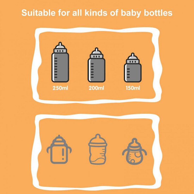 Tas pemanas air susu USB Universal, penghangat perjalanan kereta bayi terpisah, tas pemanas botol menyusui portabel