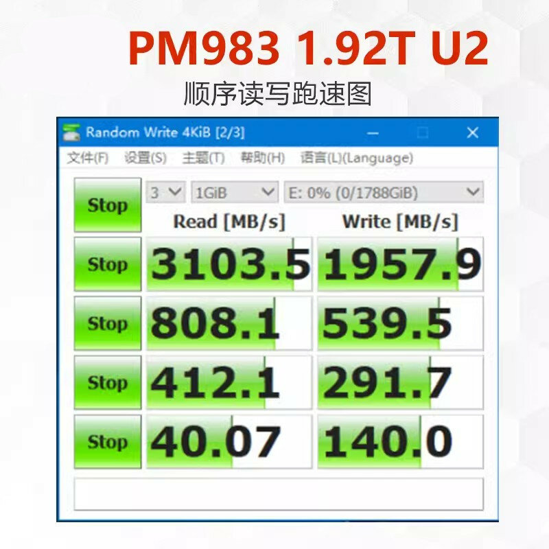 PM983ใหม่2.5 "NVMe U.2 Enterprise SSD 1.92TB 3.84TB ฮาร์ดดิสก์ Gen3x4 HDD PCIe สำหรับ Samsung Server
