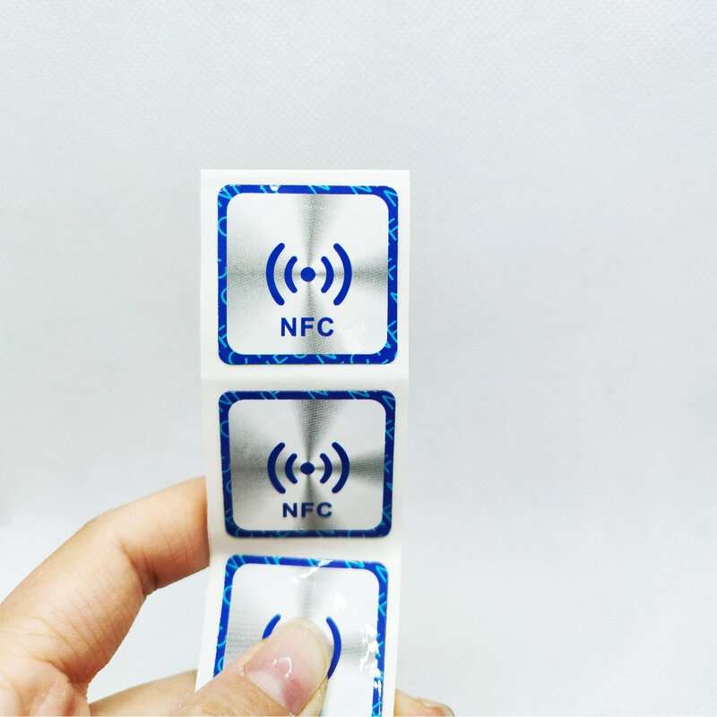 5pcs 144 Byte NFC 213 Tag adesivo Anti metallo da 30mm compatibile con tutti i telefoni e dispositivi NFC
