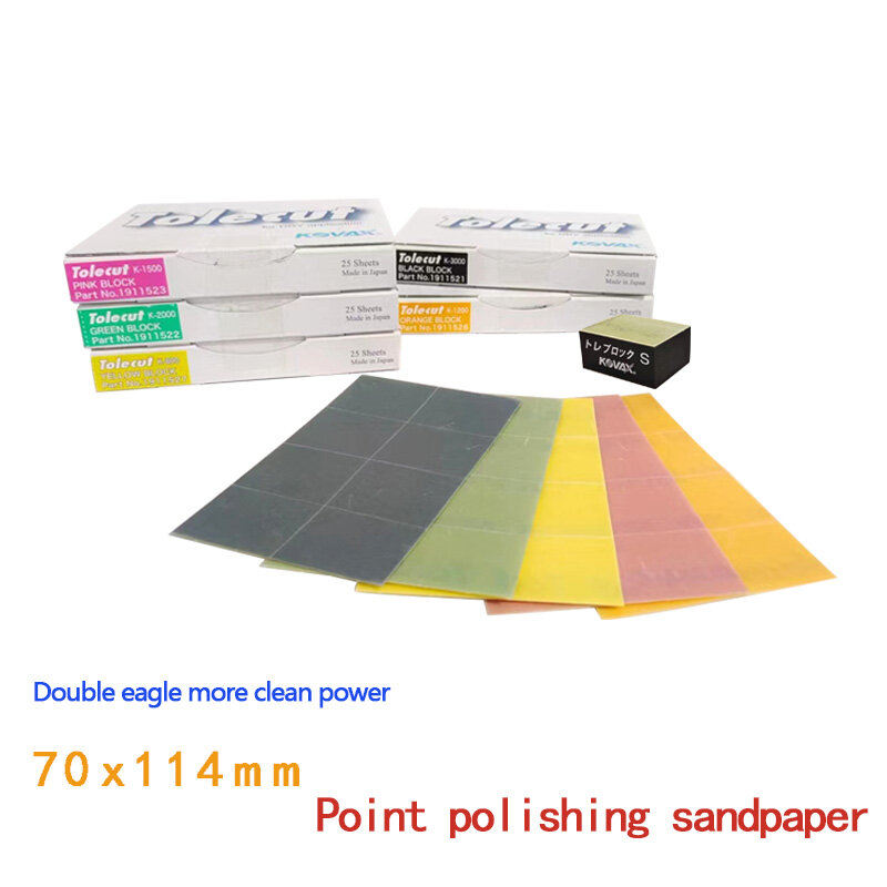 Original authentique KOVAX Point de polissage de réparation Mahjong bloc 33MM27MM papier abrasif P800/1200/1500/2000/3000