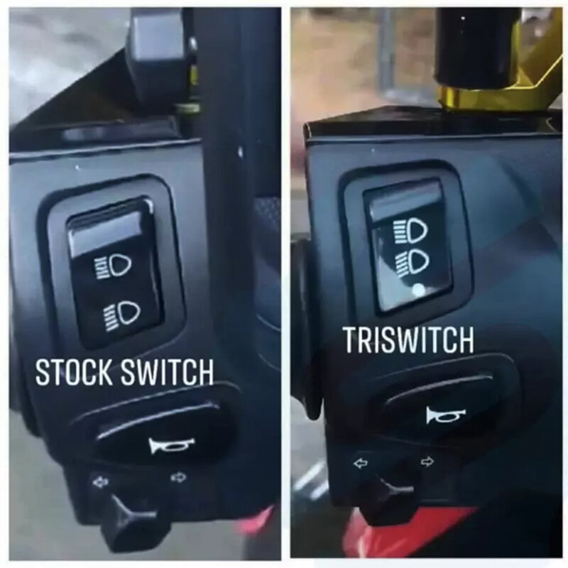Interruptor de señal de giro para motocicleta, bocina de atenuación negra, haz bajo, tamaño preciso, botón de arranque para Scooter, tercera marcha, nuevo