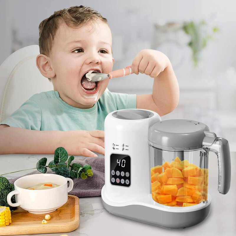 Baby Food Maker Baby food Processor All-in-One Baby Food Puree Blender Steamer Grinder Mills Machine Auto Cooking BPA Free