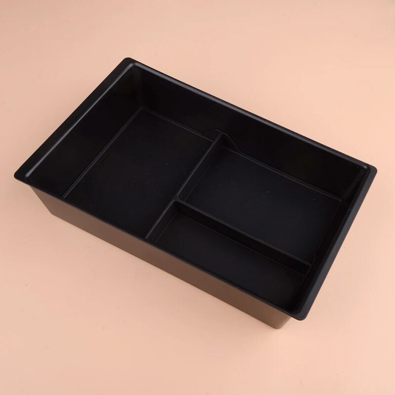 Black Plastic Center Console Armrest Storage Organizer Tidying Tray Box Fit For Chery Omoda 5 2021 2022 2023