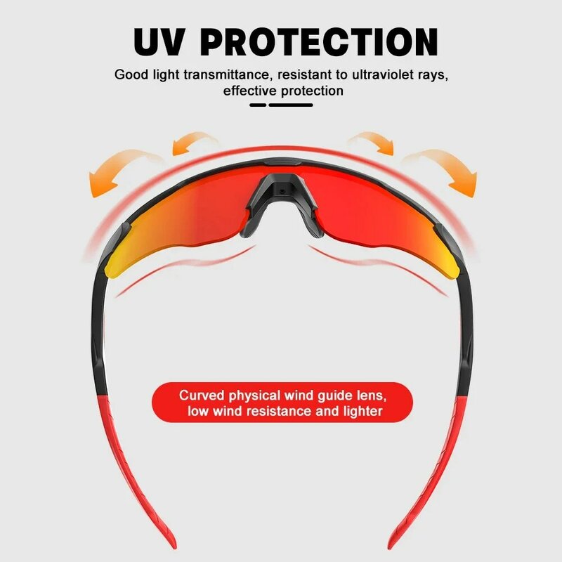 نظارات شمسية Phmax مستقطبة ، حماية uv400 ، للجري ، الرياضة ، ركوب الدراجات ، دراجة الطريق ، في الهواء الطلق