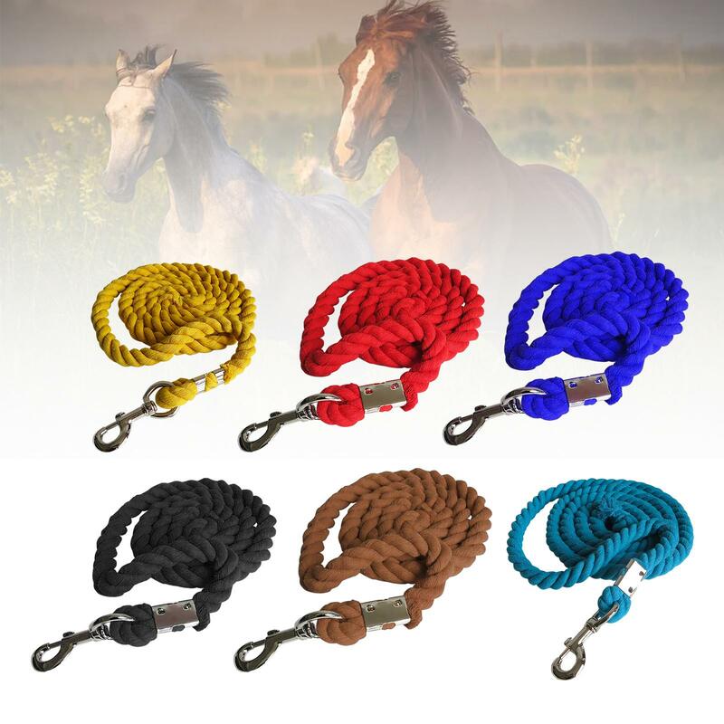 Horse Rope Braided Livestock Rope Soft Accessories Handmade Swivel Buckle Heavy