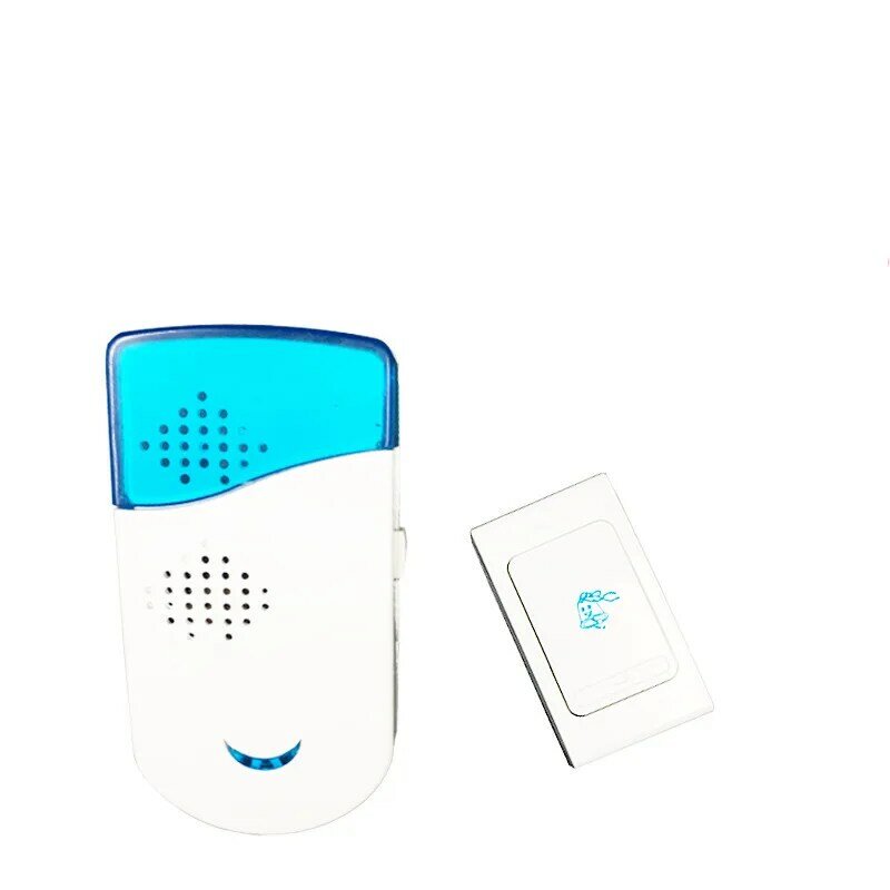 บ้านไร้สาย Doorbell แบตเตอรี่ Chimes Doorbell ปุ่ม Receiver 150M ระยะไกลสมาร์ทโทร Bell