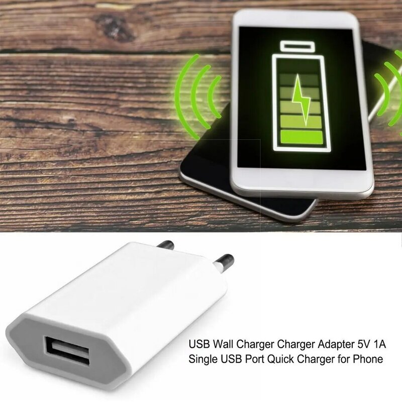 USB Cable Wall Travel Charger Power Adapter USB C 500ma Cable EU Plug Power Adapter Compatible With Phone Pad Tablet