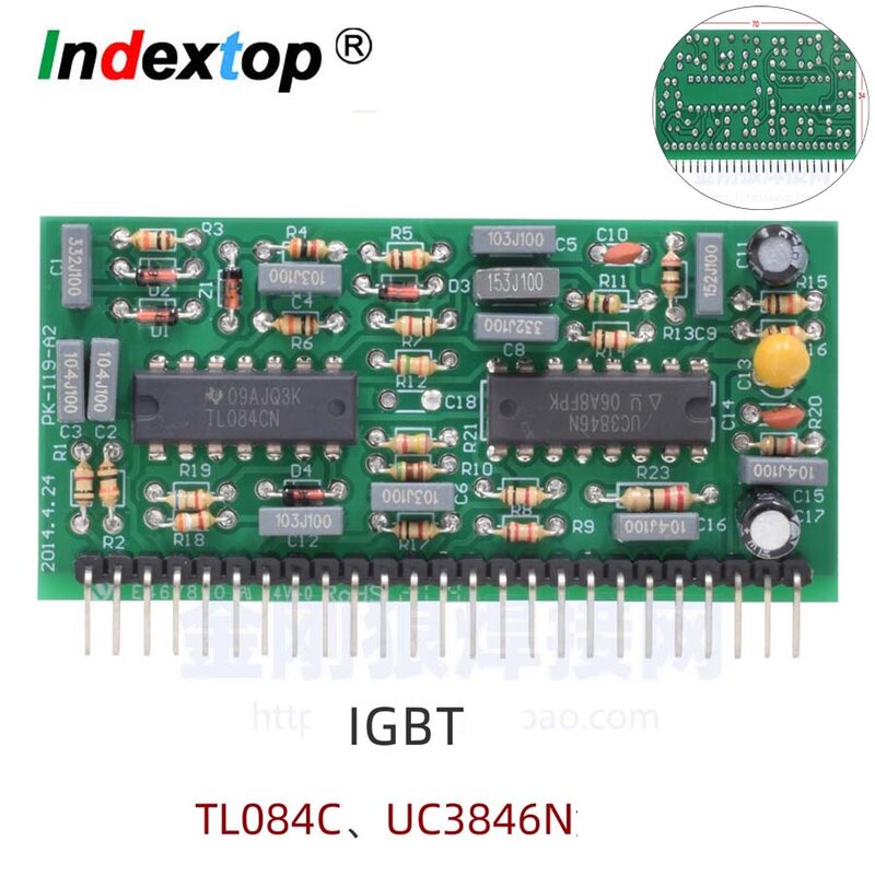 Shenjia IGBT 단일 튜브 용접기, 수직 보드 TL084 3846 제어 보드, 소형 메인 보드, 소형 수직