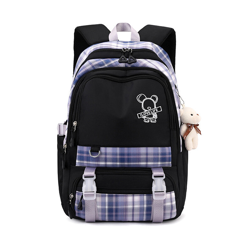 Новые школьные ранцы для учащихся младшей и старшей школы, вместительные рюкзаки и рюкзаки для девочек, сверхлегкие рюкзаки для отдыха, снижающие нагрузку