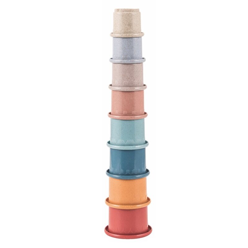 Interesting Enhance Development Stack Cups Mini Kids Stacking Toy