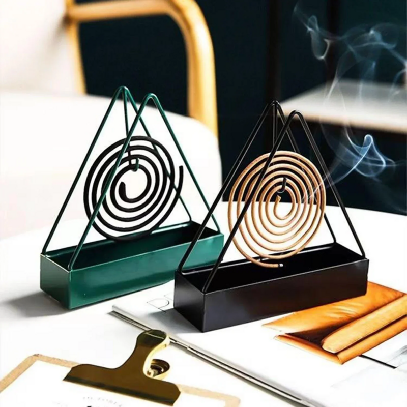 Anti -scald Mosquito Incense Holder Mosquito Coil Frame For Mosquitoes Tray Creativity Triangle Mosquitoor Home Decoration Tool