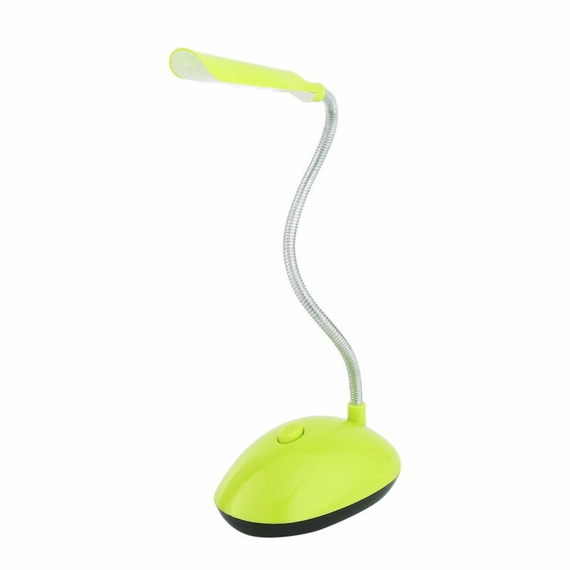 Fashion Ultra-bright Wind LED Desk Light Economic AAA Battery Operated Book Reading Lamp with Flexible Tube PY-X7188  desk lamp