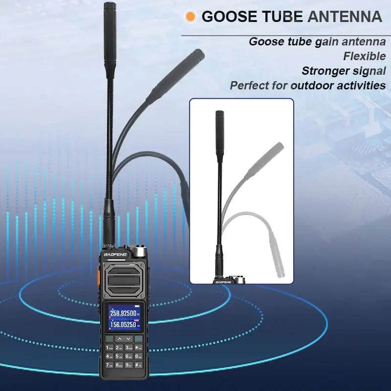Baofeng-walkie-talkie,強力な戦術的なBAOFENG-UV-25L gのラジオ,50km,4バンド,タイプ-c,999チャネル,双方向ラジオ,新しいアップグレード,