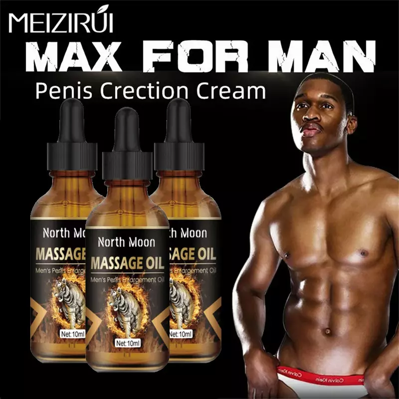 Bigger Penis Enlarger Óleo Essencial para Homens, Espessamento do Pênis, Homem Óleo de Massagem, Ereção do Galo, Enhance Big Dick, Adult Crazy