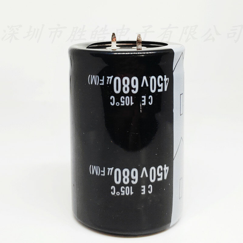 (1 pces) 450v680uf alumínio capacitor eletrolítico volume: 35x50mm 450v680uf pés duros