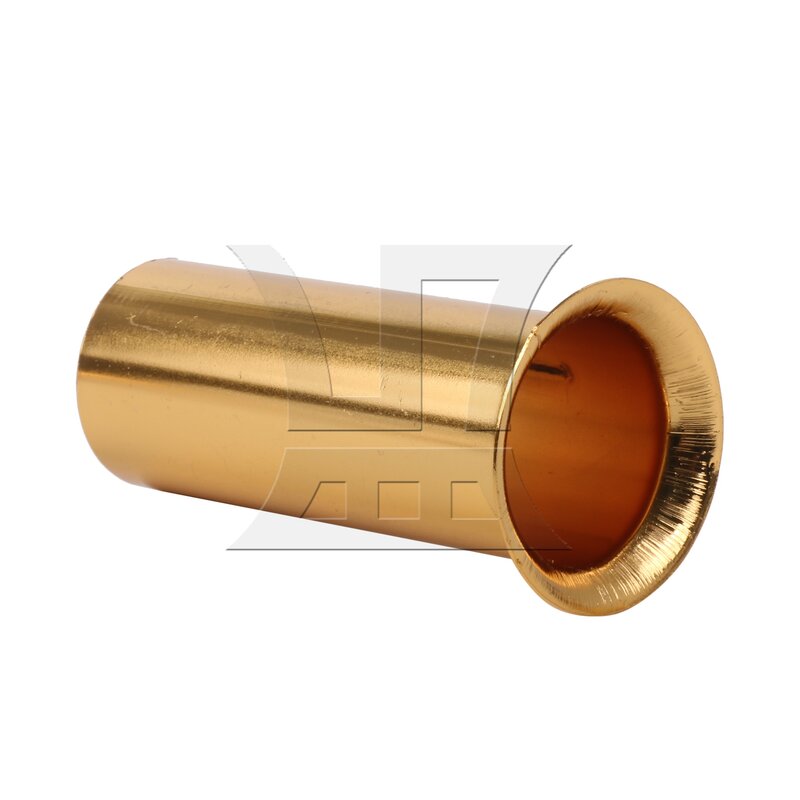 BQLZR 4 Pcs Golden Chandelier Socket Sleeve Covers 3.15" Tall x 1.18" Dia E14
