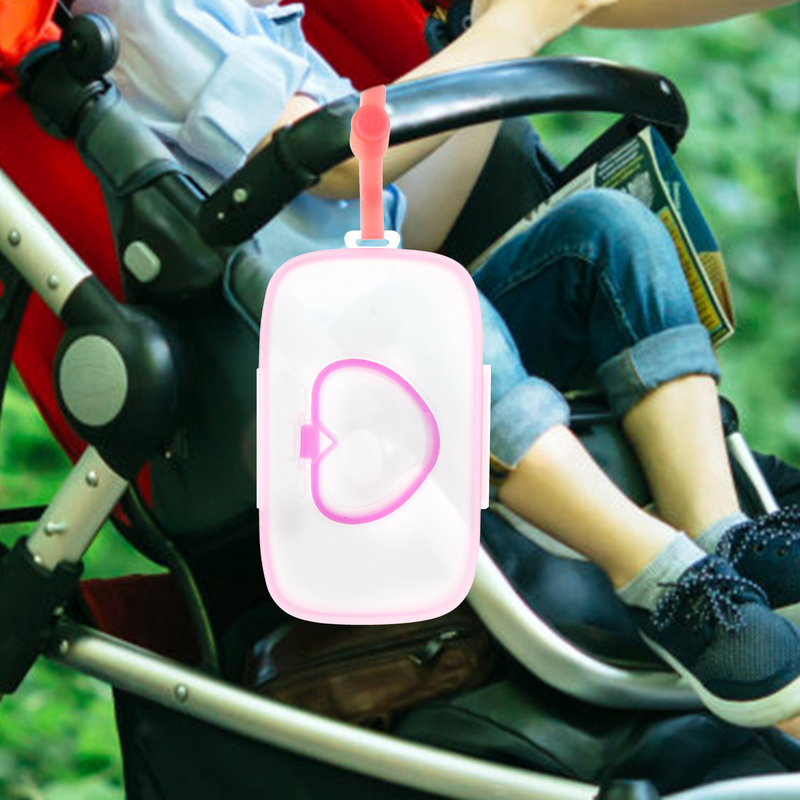 Caso De Armazenamento De Tecido Molhado Do Bebê, Contêiner De Carrinho De Casa, Travel Baby Stroller Dispenser, 2Pcs