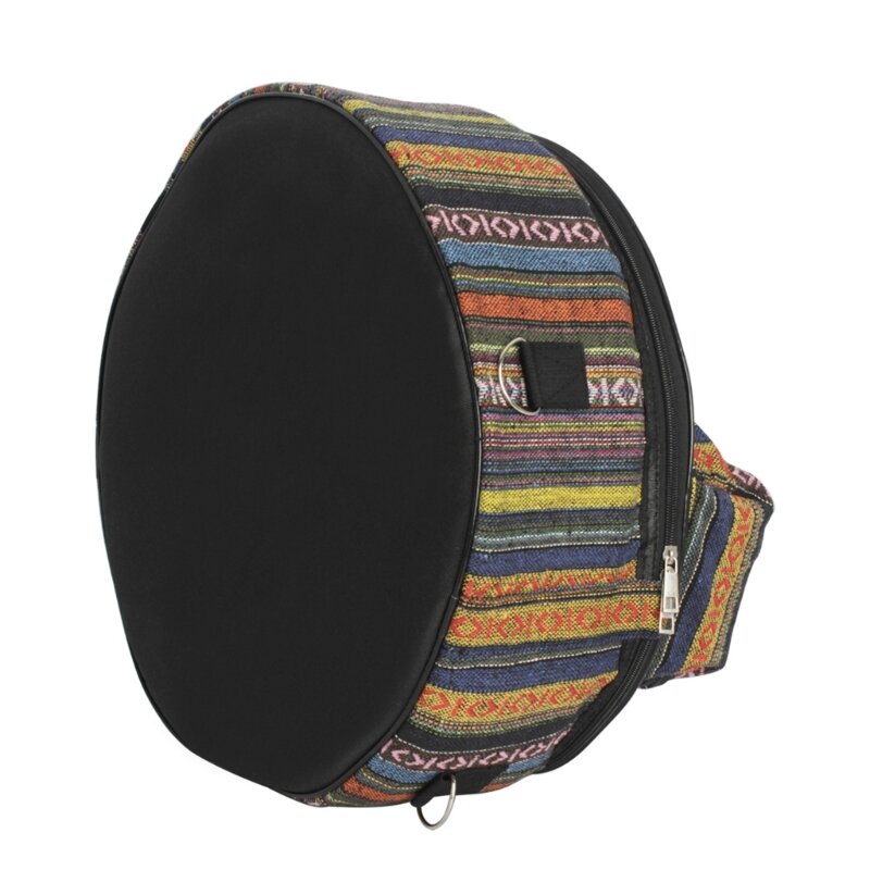 Сумка для малого барабана в этническом стиле, тканевый рюкзак из Оксфорда, чехол для барабана с внешними карманами G99D