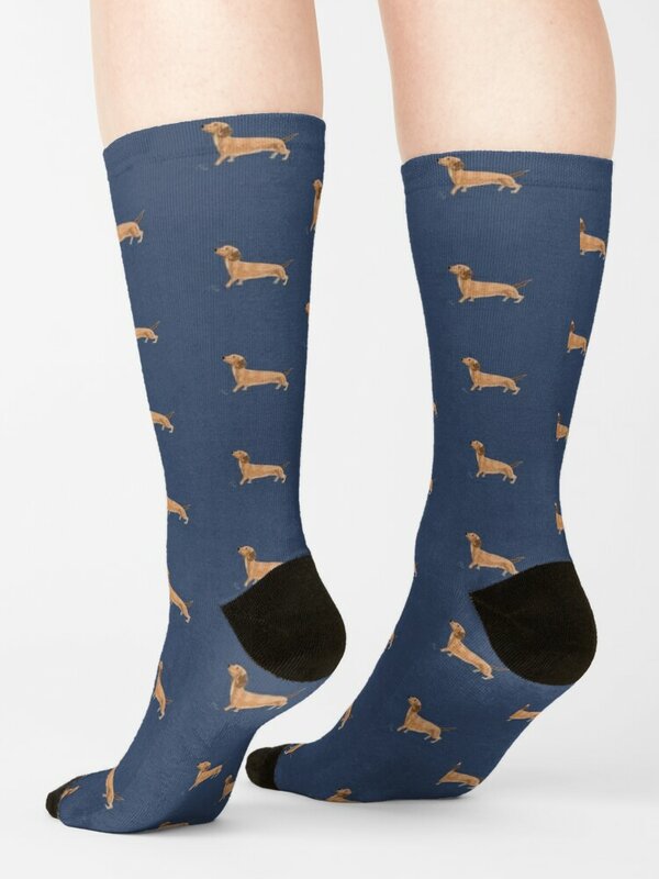Calcetines de dachshund personalizados para hombres y mujeres, deportes, Año Nuevo, luxe, regalos de navidad