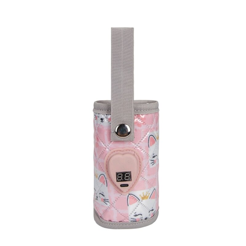 Poussette porte-bouteille lait maternel, chauffe-lait Portable USB QX2D