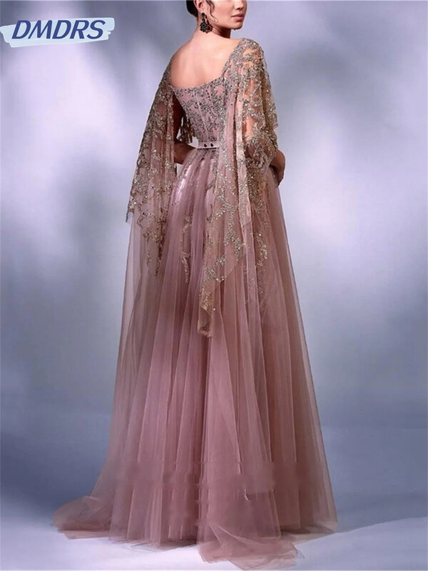 Женское блестящее вечернее платье It's yiiya, элегантное кружевное платье-трапеция до пола с глубоким V-образным вырезом на лето 2024