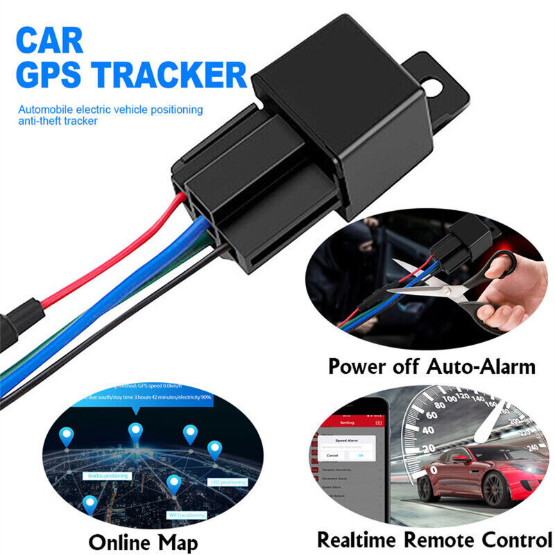 Mini GPS Relay GPS Tracker Car MiCODUS MV720 9-90V Cut Off Fuel Vehicle Tracker Vibrate Overspeed Alert Free APP PK CJ720 ST907