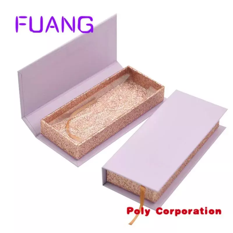 Индивидуальная фирменная упаковочная коробка для упаковки ресниц для малого бизнеса