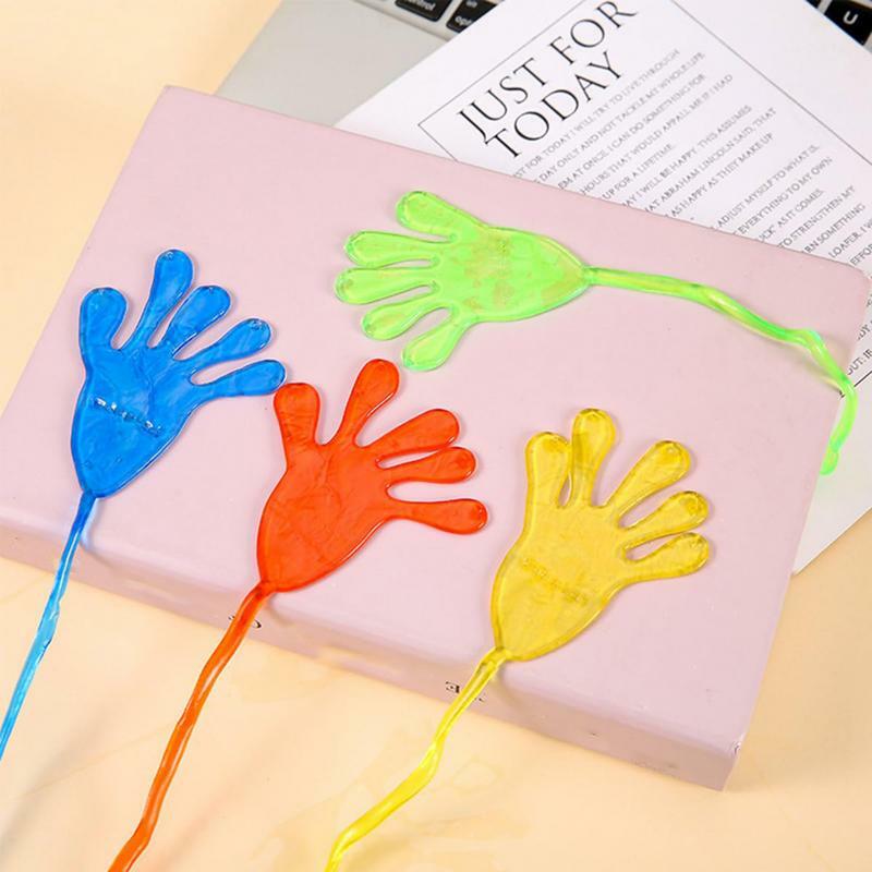 Wall Walkers Sticky Toy 10 PCS Sticky Hands Wall Window Climber Stretchy Window Crawler Easter Basket Stuffers Colorful Sticky