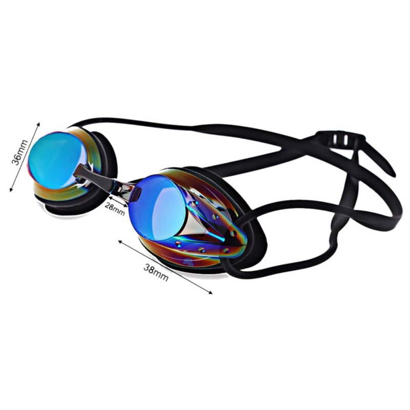 الكبار المهنية نظارات السباحة عالية الوضوح مقاوم للماء مكافحة الضباب مطلي عدسة نظارات قابل للتعديل الغوص