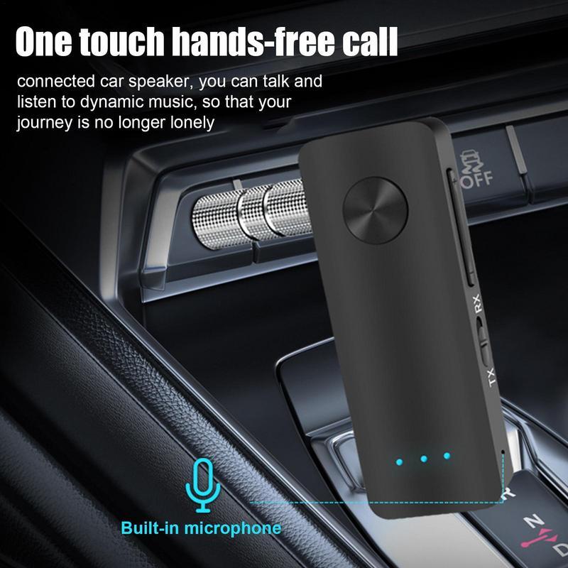 Blue Tooth Car Adapter Wireless Audio Adapter For Vehicles Hands Free And Stable Transmission Blue Tooth Automobiles Accessories