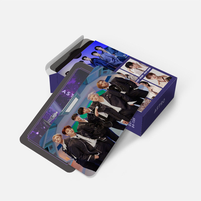 55 Stks/set Kpop Astro Rijden Naar De Sterrenweg Lomo Kaarten Nieuw Album Hoge Kwaliteit K-Pop Astro Photocard K-Pop Fotoalbum Kaarten