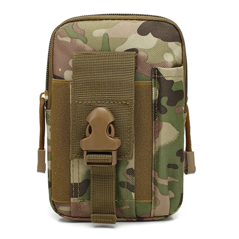 多機能戦術的なウエストヒップバッグポーチファニーパックパックの屋外ランニングベルト携帯電話ホルダーケース狩猟edcツールバッグ