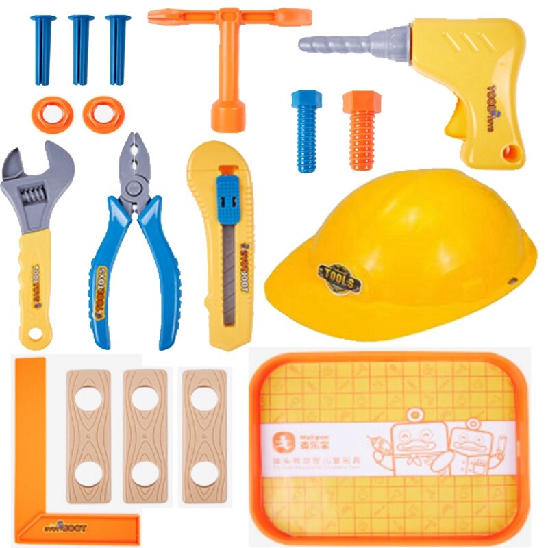 Kit de fantasia para trabalhador de construção pesada para crianças, Conjunto de brinquedos, Trajes Cosplay Carreira, 2021