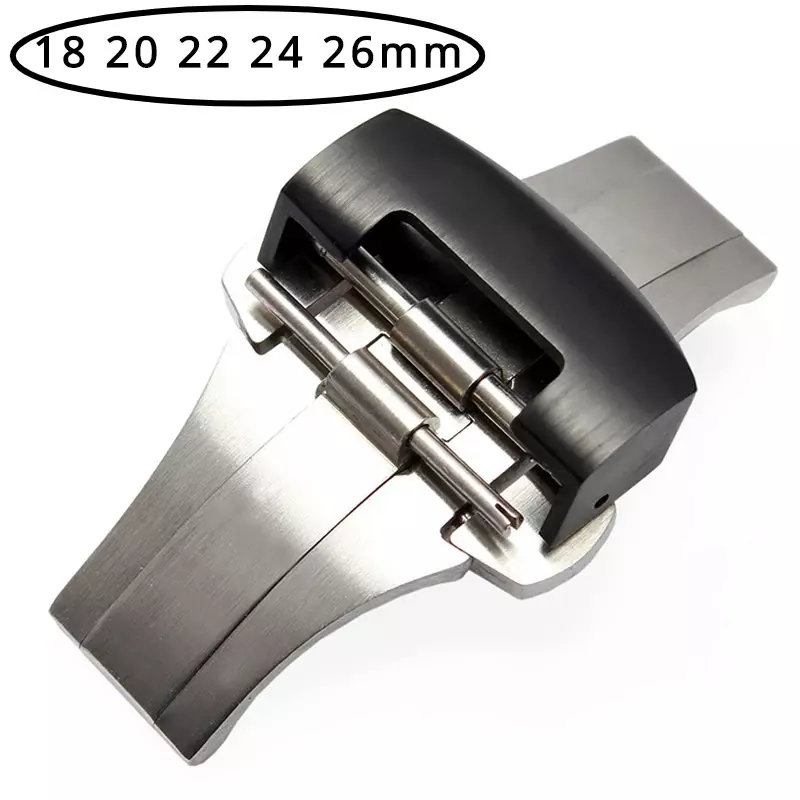 Watches Accessories 20 22mm for Panerai FOLDING and Pin Buckle Man Watch Button Burnishing Button Steel Men Watch Clasp Man