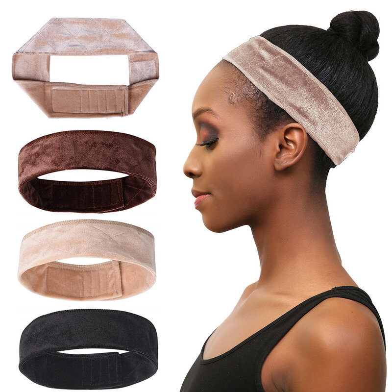 Женская бархатная повязка на голову, 3 шт., Нескользящие аксессуары для волос, регулируемые аксессуары для волос
