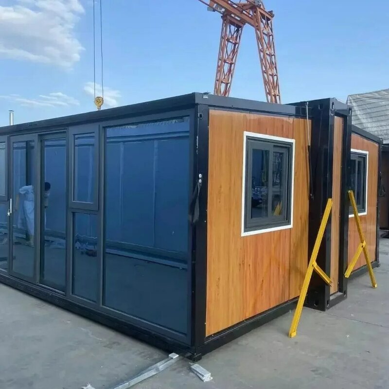 Opvouwbare Container Stalen Structuur Modulair Huis