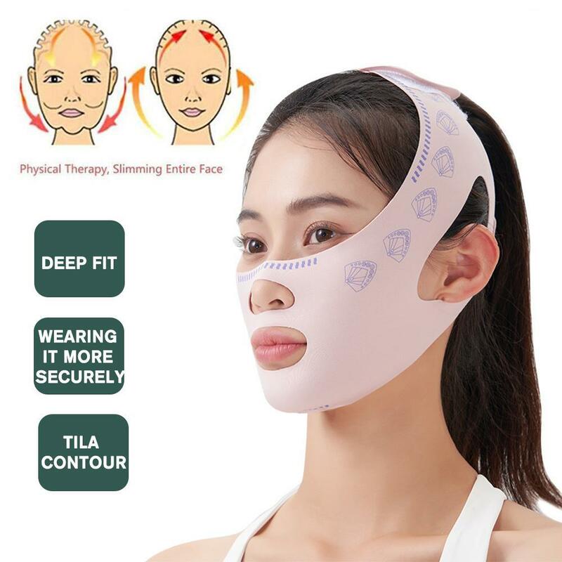 Kinwang Afslankende Bandage V Shaper V-Lijn Lifting Masker Face Lifting Anti Rimpel Band Slaapmasker Schoonheid Gezondheid