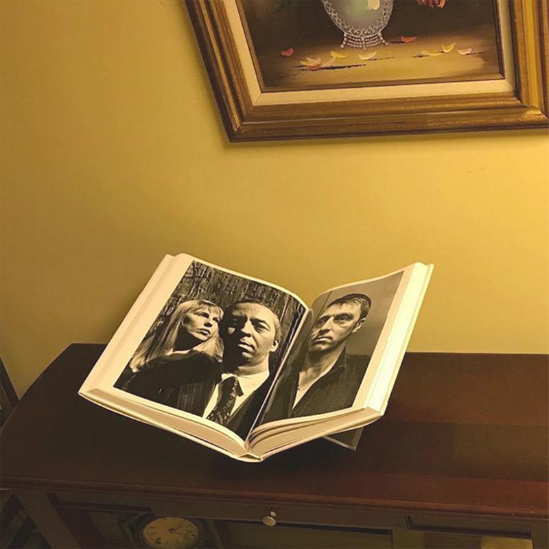 Wyczyść stojak na książkę do czytania w kształcie litery X stojak na książki do czytania książki otwarte stojak na sztalugi akrylowe do podręczników kucharskich