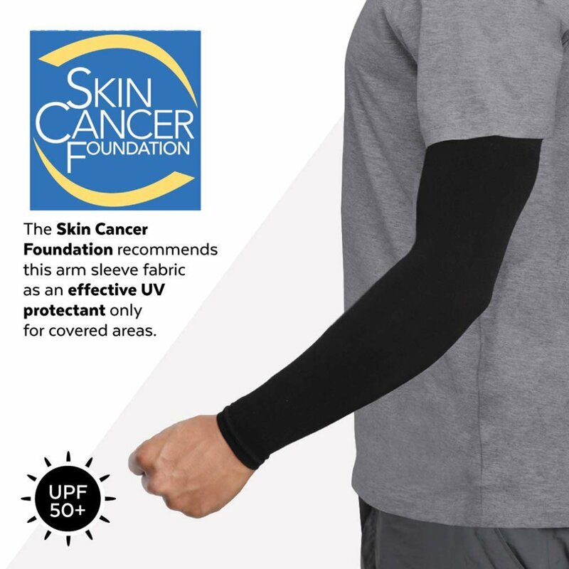 Protezione Uv manicotti per braccio di raffreddamento Upf 50 maniche da sole a compressione per uomo e donna per pallacanestro corsa ciclismo pesca Golf