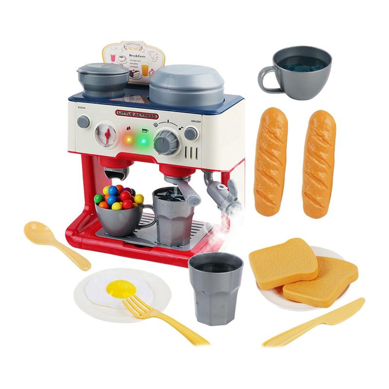 Koffiezetter Speelgoed Set Espressomachine Speelset Kleine Apparaten Speelgoed Leren Basisvaardigheden Montessori Keuken Speelgoed Voor Kinderen Geschenken