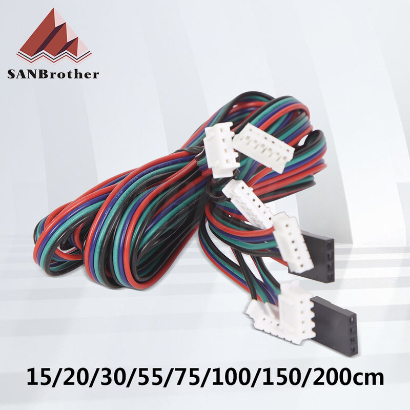 Kabel Printer 3D HX2.54 4P-PH2.0 6P UM2 UM2 + 2 Diperpanjang + Kabel Motor Stepper Grosir Kualitas Terbaik.