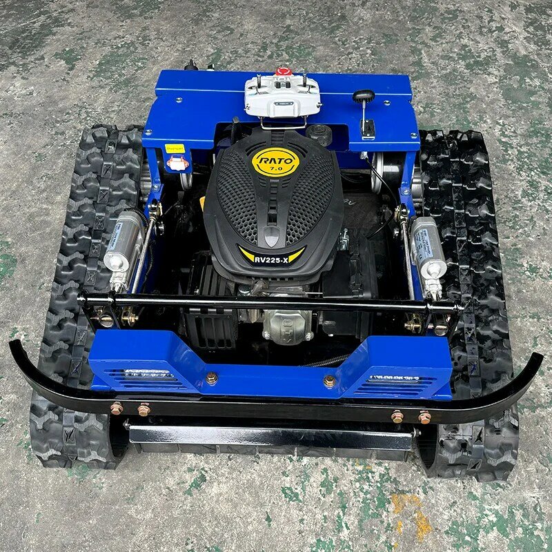 Remote Control Lawn Mower Robotic Lawn Mowers Gasoline Crawler Grass Cutting Machine