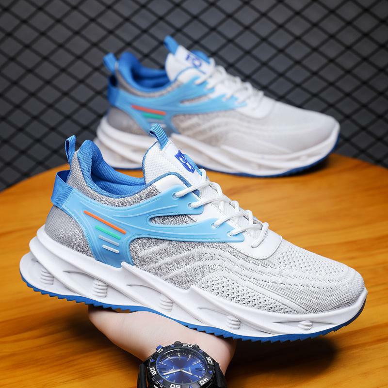 Men's Shoes 2023 New Summer Breathable Labor Protection Construction Site Work Sports Casual Borad Shoes Boys Wear-Resistant
