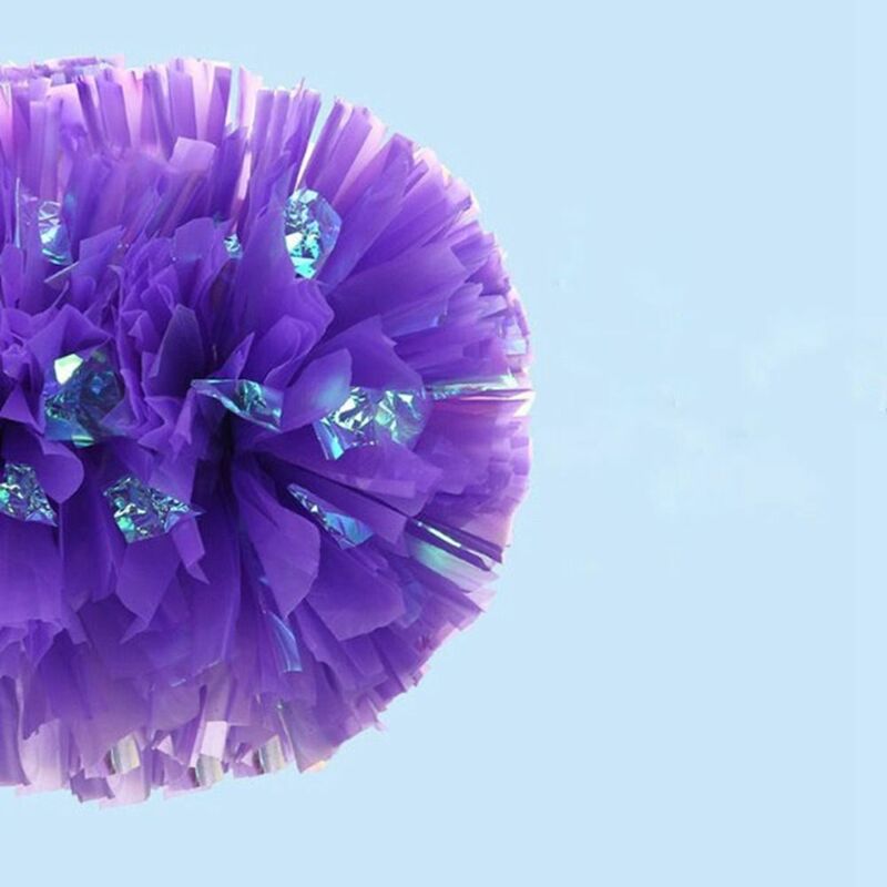9 kolorów 25cm pompony do gry tanie praktyczne pompony cheerleaderek dopingujące kula z kwiatów sportowe artykuły mecz sportowy cheerleaderek