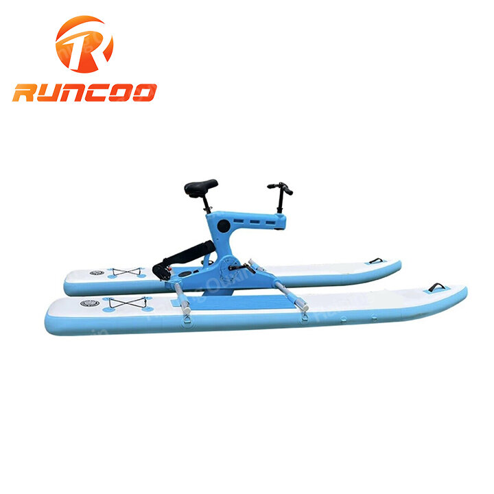 New Design Blow Bicycle Inflatable Water Bike Up Water Bicycle Aqua Bike For Ocean Adventure