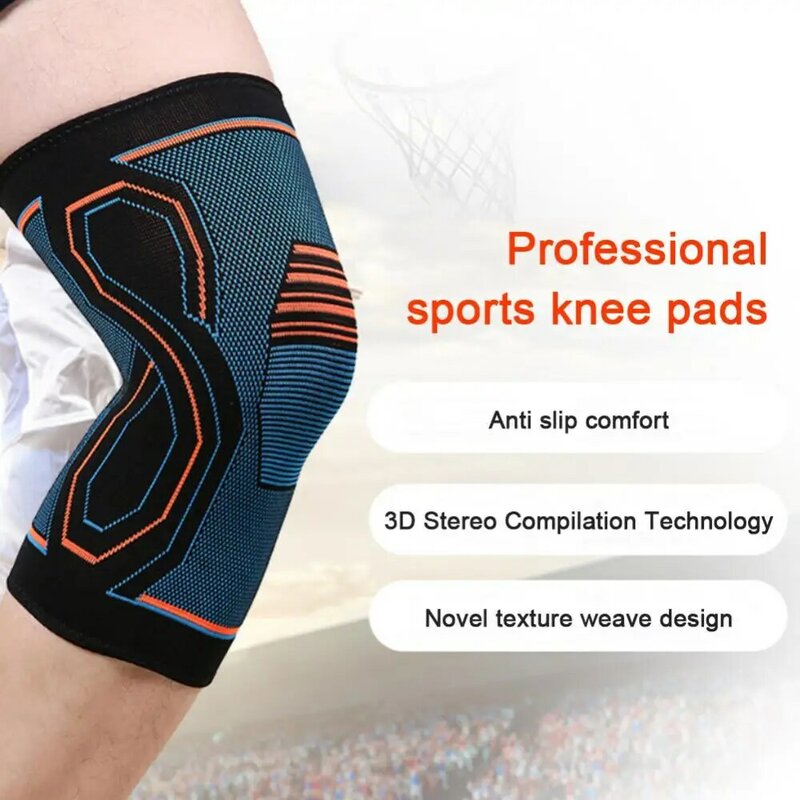 Sportkniebeschermers Comfortabel Om Te Dragen Opp Tas Verpakking Fitness Kleding Kniebeschermers Ondersteunen Ademend Nylon