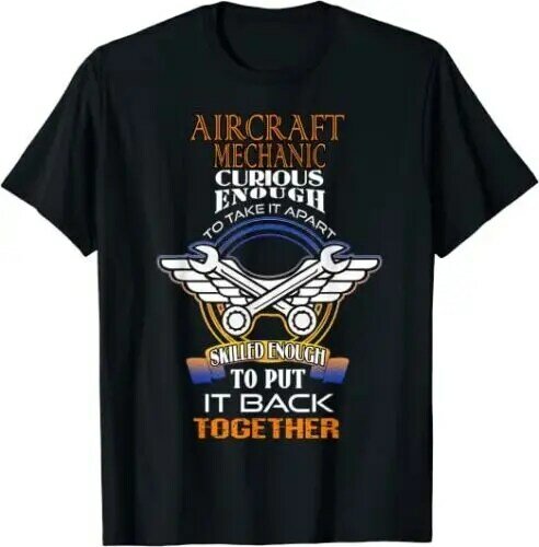 Vliegtuigmonteur Geschenken Onderhoud Luchtvaart Vliegtuig T-Shirt S-3XL