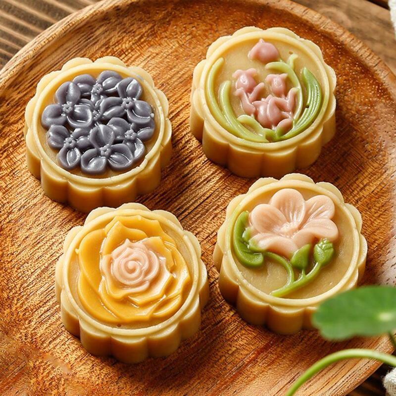 Mooncake Maker Leichte Mooncake Form Tragbare DIY Praktische Blume Muster Mond Kuchen Form
