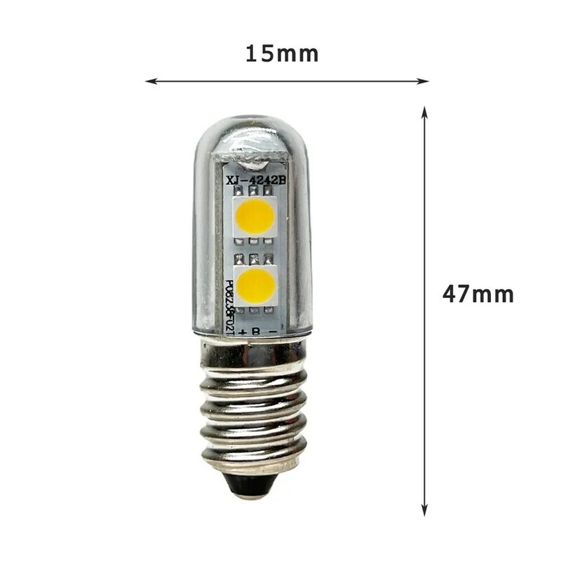 หลอดไฟ LED ติดตู้เย็น E14ขนาดเล็ก SMD5050 0.5W 1W ตู้เย็นมีฮู้ดสำหรับไมโครเวฟเตาอบโคมไฟเครื่องเย็บผ้ากลางคืนโคมไฟ LED